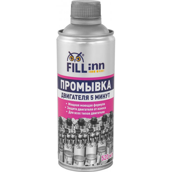фото Промывка двигателя 5мин 520мл. FL017 FILL INN 