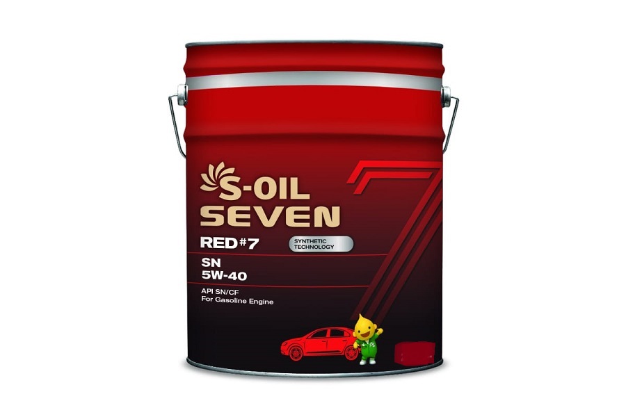 фото Моторное масло S-OIL Seven RED #7 SN 5W-40 в розлив 1л. 