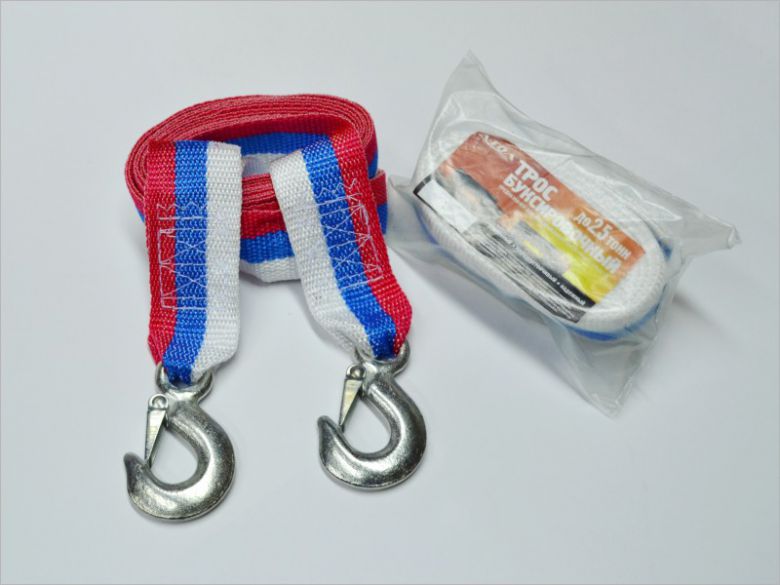 фото Трос буксировочный 2,5т 4,5м петля A-TOL 