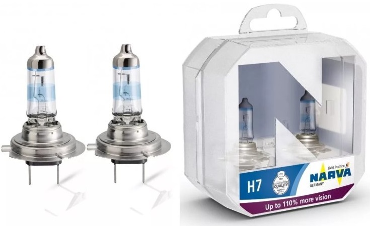 фото Автолампа NARVA H7 12V 55W RANGE POWER +110% (2 шт) 