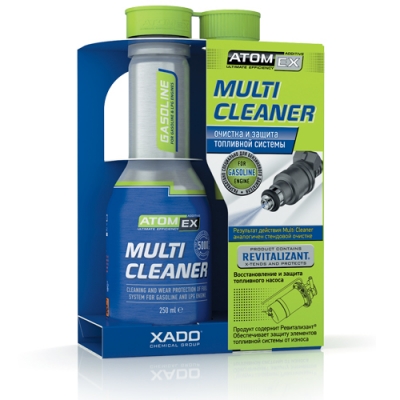 фото XADO Atomex Multi Cleaner. Очиститель топливной системы. Для бенз. двс и LPG 250 мл. ХА40013 