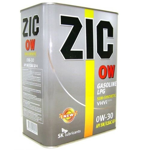 фото Моторное масло ZIC OW 0W-30 SM 4л. 