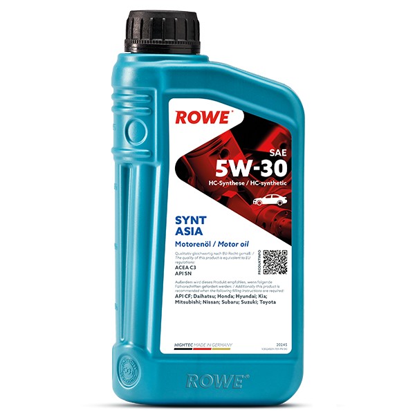 фото Моторное масло ROWE HIGHTEC SYNT ASIA 5W-30 HC 1л. 