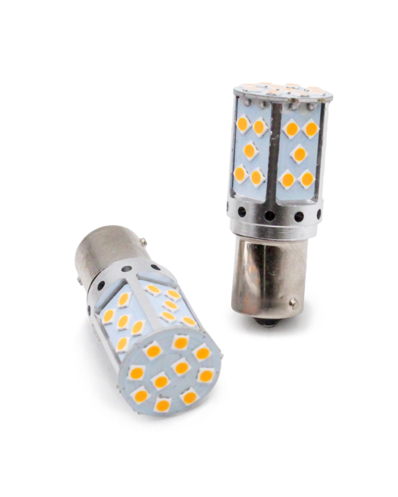 фото Автолампа MYX PY21 35SMD BAU15s Yellow 