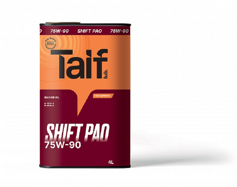 фото Трансмиссионное масло TAIF SHIFT GL-4/GL-5 PAO 75W-90 4л 