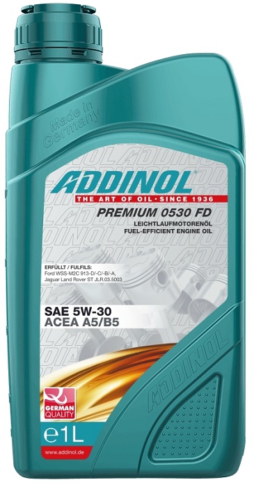 фото Моторное масло ADDINOL Premium 0530 FD 5W-30 A1/B1/A5/B5 1л 