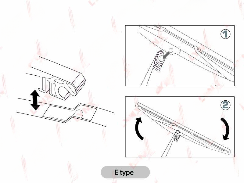 фото Щетка стеклоочистителя задняя LYNXauto 12"/30см LR30E 