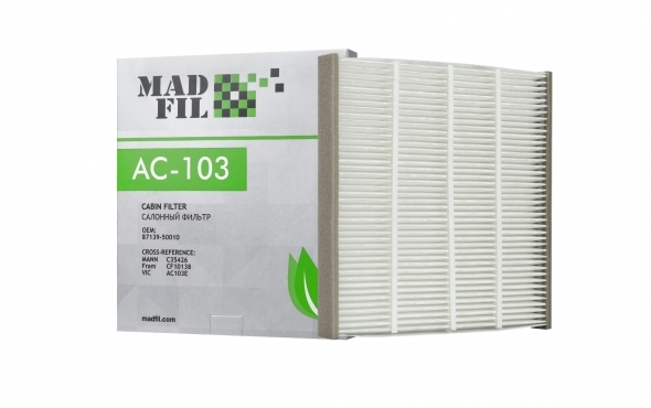 фото Фильтр салонный MADFIL AC-103 для TOYOTA 