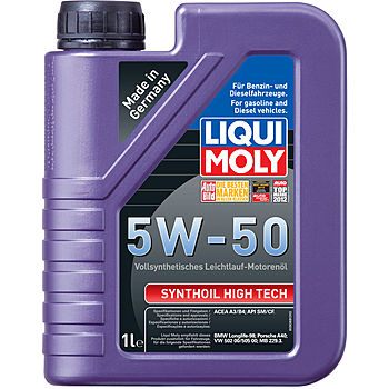 Картинка Моторное масло Liqui Moly Synthoil High Tech 5W-50 SM/CF 1л 