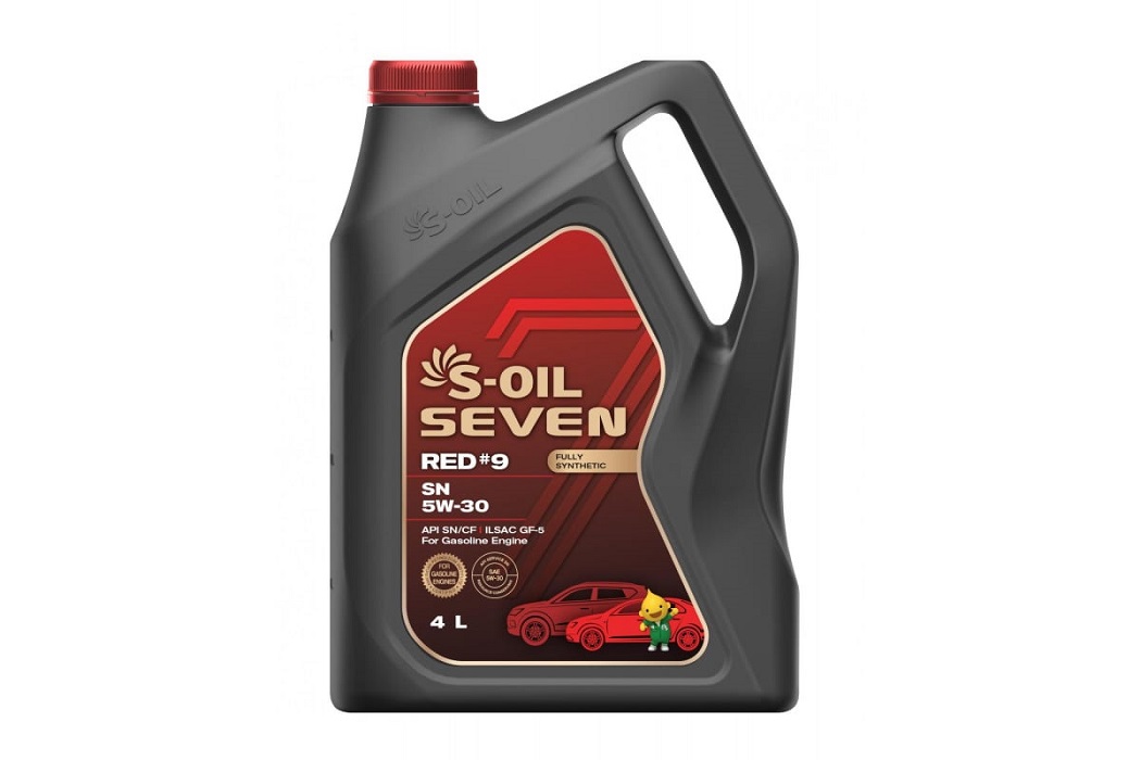 фото Моторное масло S-OIL Seven RED #9 SN 5W-30 4л. 
