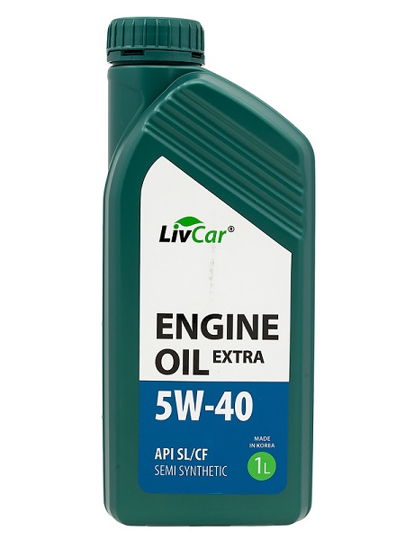 фото Моторное масло LIVCAR ENGINE OIL EXTRA 5W-40 SL/CF 1л 