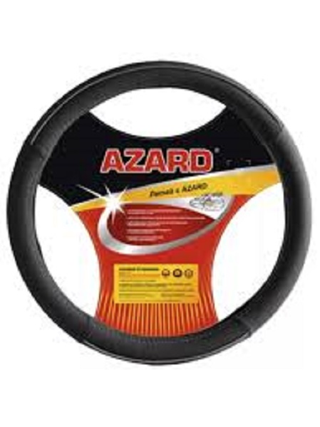 фото Оплетка руля M Azard Bold Vinyl винил черный кант черная 
