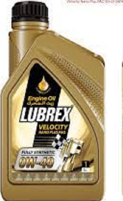 фото Моторное масло LUBREX VELOCITY NANO PLUS 0W40 PAO SN/CF ACEA A3/B4 1л 