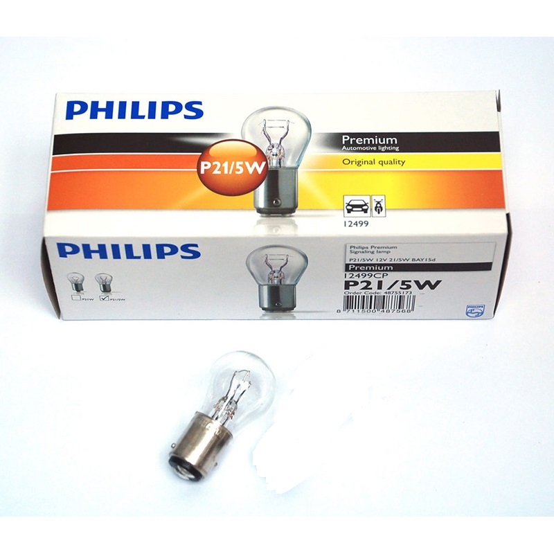 фото Автолампа Philips P21/5W 12V 12499CP 