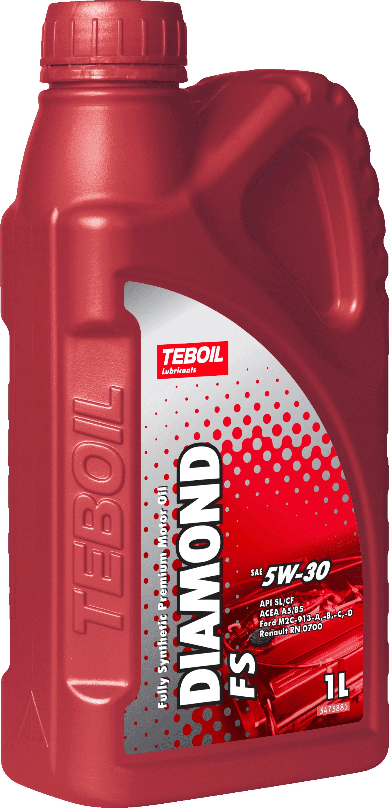 фото Моторное масло TEBOIL DIAMOND FS 5W-30 1 л (Россия, Торжок) 