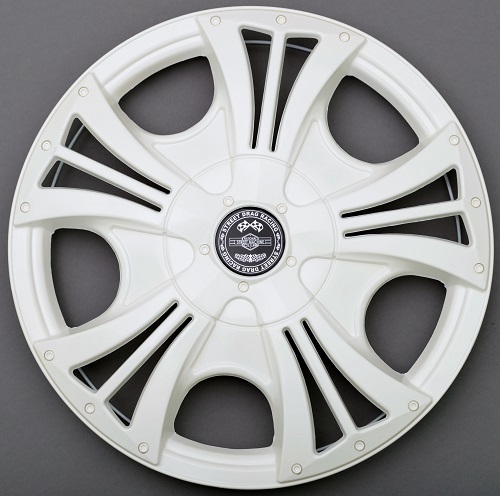 фото Колпаки колесные R14 "STAR" Бра белый 4шт 