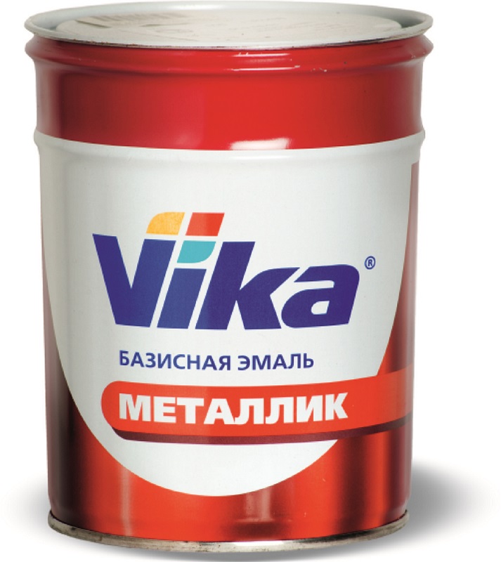 фото Vika Автоэмаль металлик 6836 Черный жемчуг 0,9 кг 