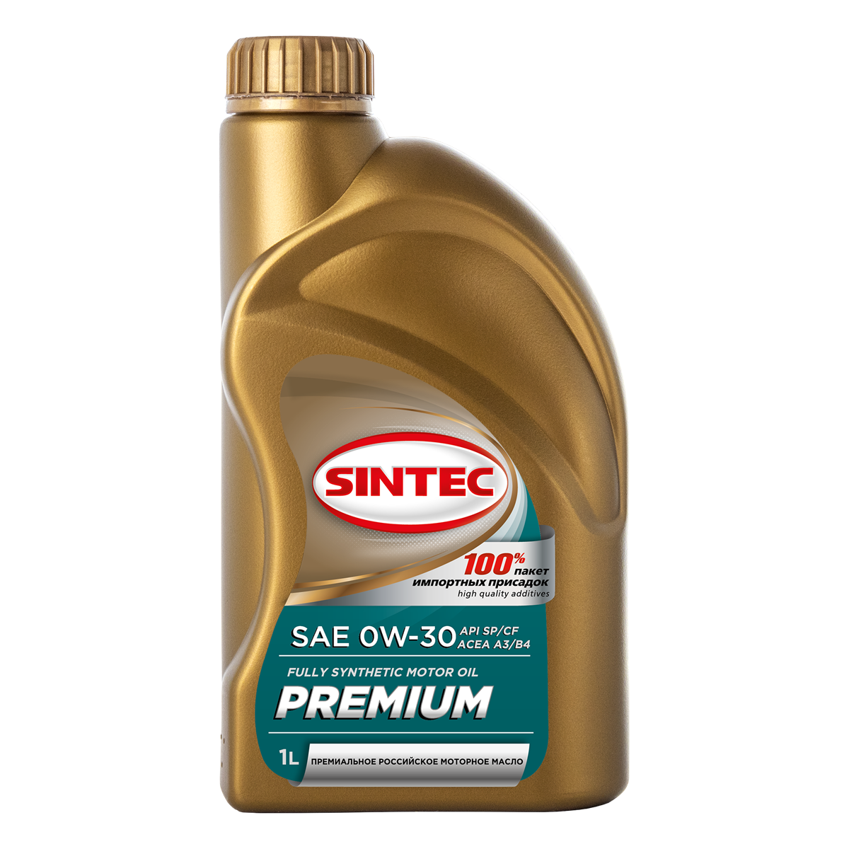 фото Моторное масло SINTEC PREMIUM SAE 0W-30 SP/CF ACEA A3/B4, 1л 