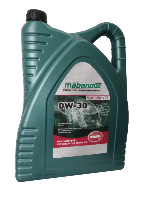 фото Моторное масло MABANOL Xenon Alpha C2 0W-30 ACEA A5/B5 5л 