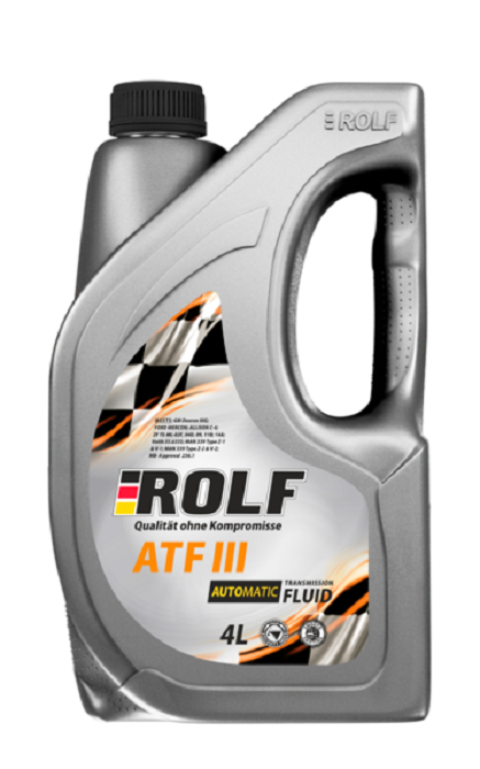фото Трансмиссионное масло ROLF ATF III 4L пластик 