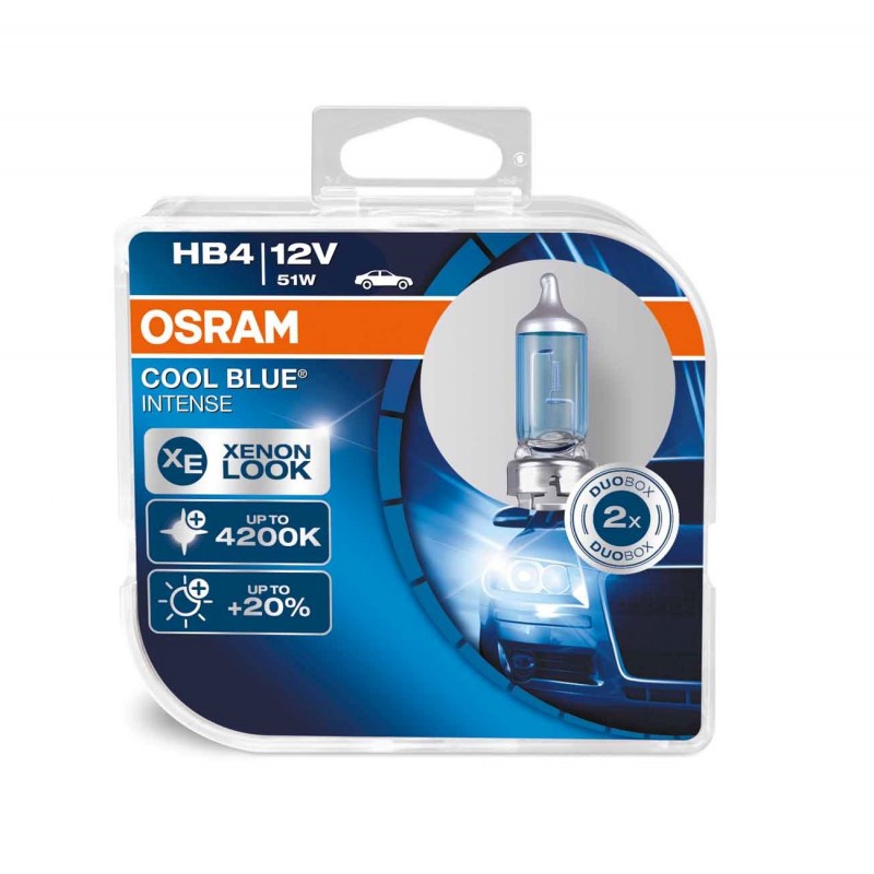 фото Автолампа OSRAM HB4 12V 51W Cool Blue Intense (Eurobox 2шт) 