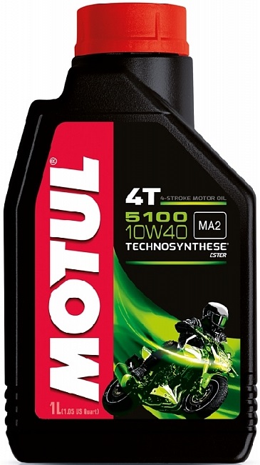 фото Моторное масло MOTUL 5100 Ester 4T 10W-40 1л 