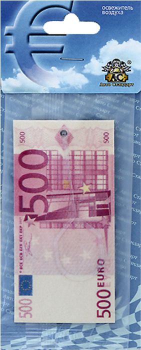 фото Ароматизатор подвесной бумажный 'Банкнота '500 евро' (парфюм) 