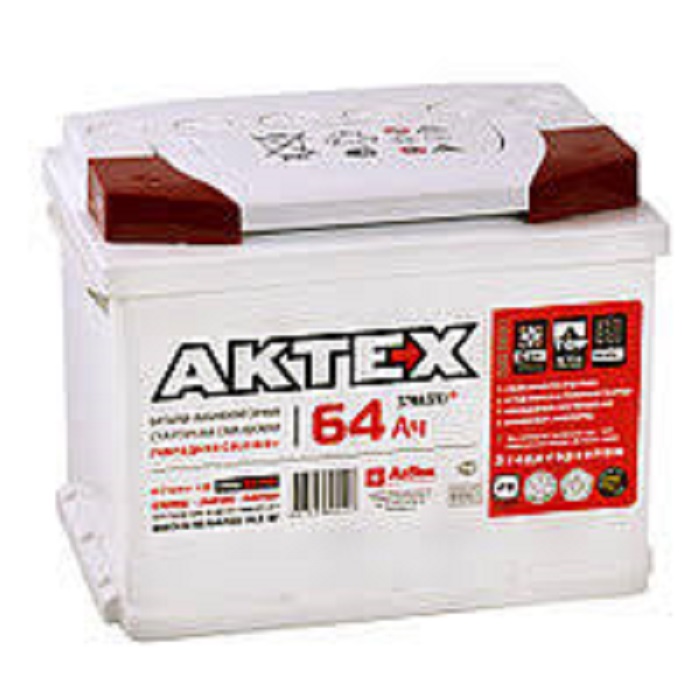 фото Аккумулятор AKTEX EFB 64а/ч ток 650 242х175х190 о.п. 