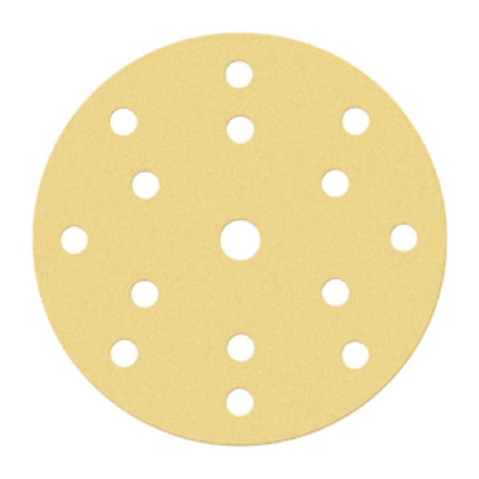 фото Абразивный круг GOLD Abrasives 15 отв. D=150 P0500 