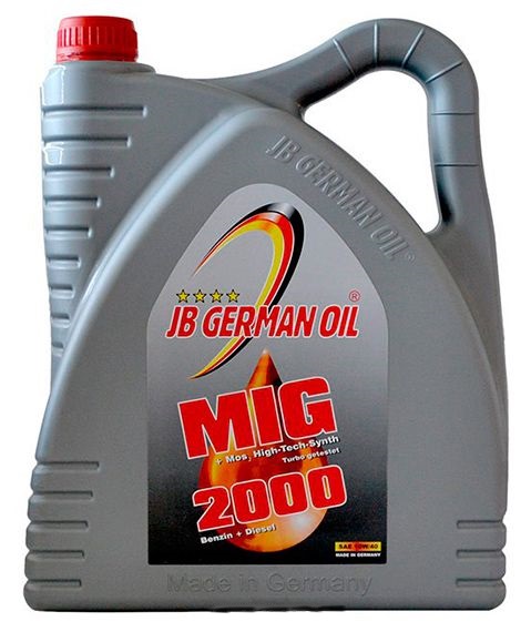 фото Моторное масло JB GERMAN OIL MIG 2000 MOS 2 SAE 10W-40 4 л  