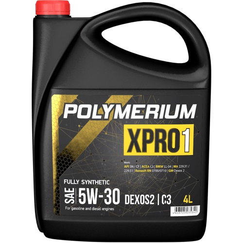 фото Моторное масло POLYMERIUM XPRO1 5W-30 C3 DEXOS2 4L 