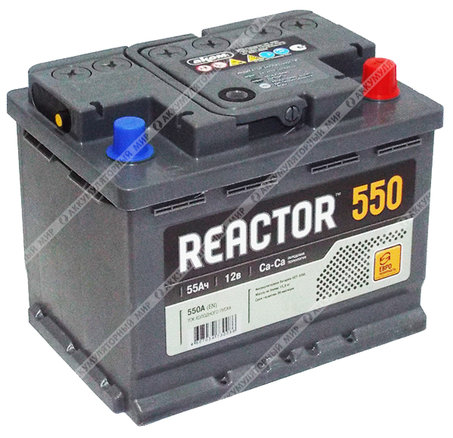 фото Аккумулятор АКОМ REACTOR 6 СТ-55 АПЗ  ЕВРО обр. п. 
