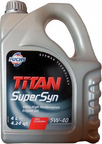 фото Моторное масло FUCHS TITAN Supersyn 5W-40 4л 