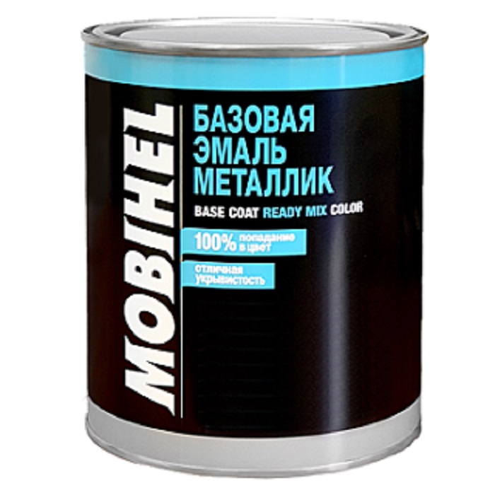 фото Автоэмаль 651 металлик черный Трюфель Mobihel 1л 