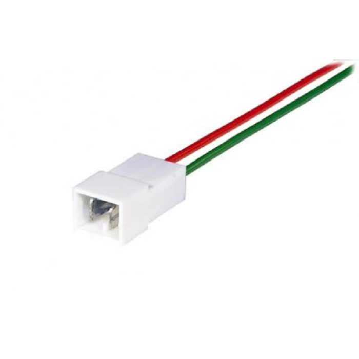 фото Колодка гнездовая+штыревая 2 конт.6,3мм с проводами 