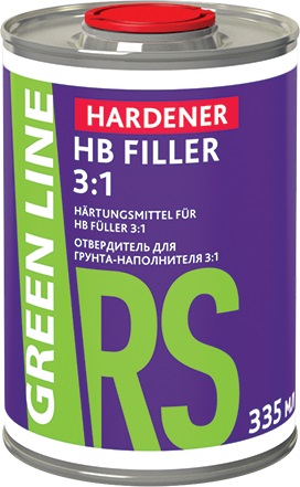 фото Отвердитель для грунта-наполнителя HB 3:1 GREEN LINE Hardener HB Filler 335мл 
