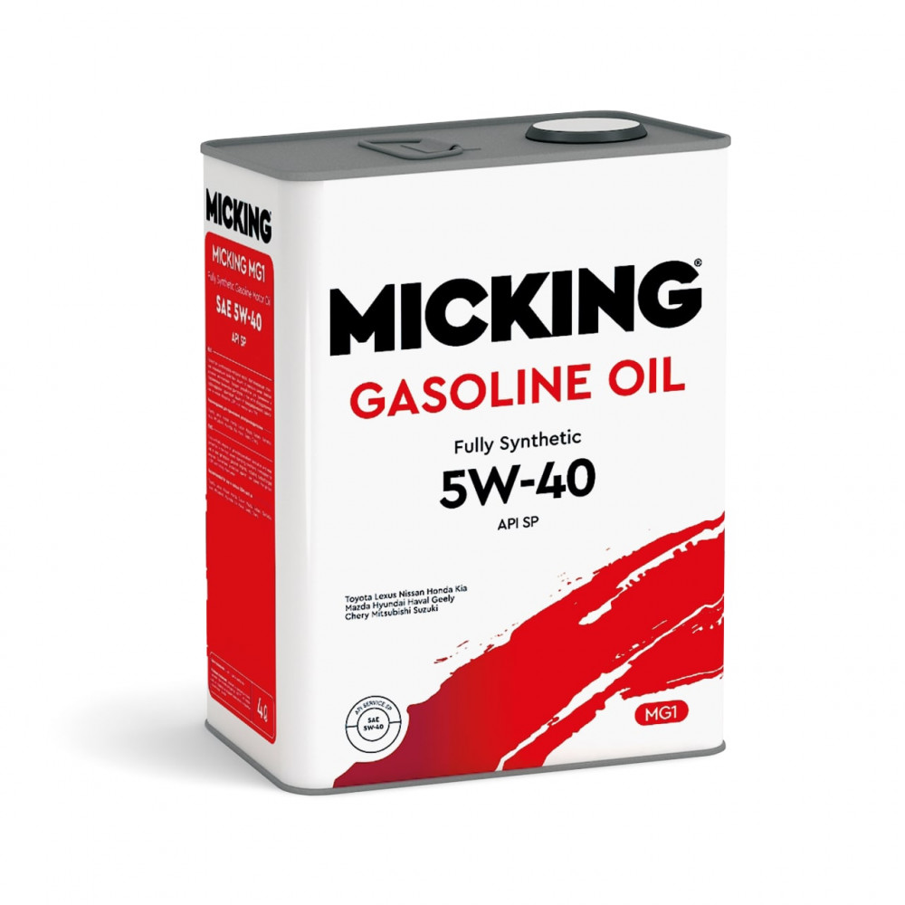 фото Моторное масло MICKING Gasoline Oil MG1 5W-40 SP 4л 