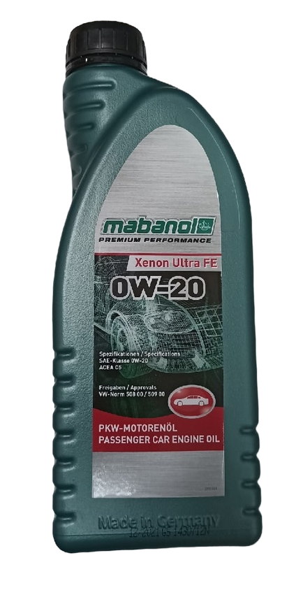 фото Моторное масло MABANOL Xenon Alpha FE 0W-20 API SN PLUS, ACEA C5, ILSAC GF-5, 1л 