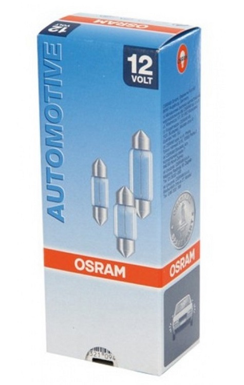 фото Автолампа OSRAM C10W 12V-10W 35mm 