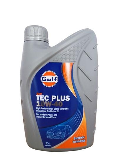 фото Моторное масло GULF TEC Plus SAE 10W-40 1л 