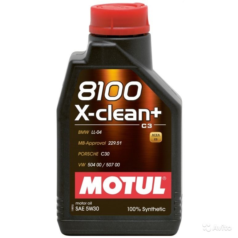 фото Моторное масло MOTUL 8100 X Clean + 5W-30 C3 1л 
