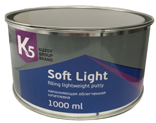 фото Шпатлевка К5 Soft Light наполняющая облегченная белая 1000 мл 
