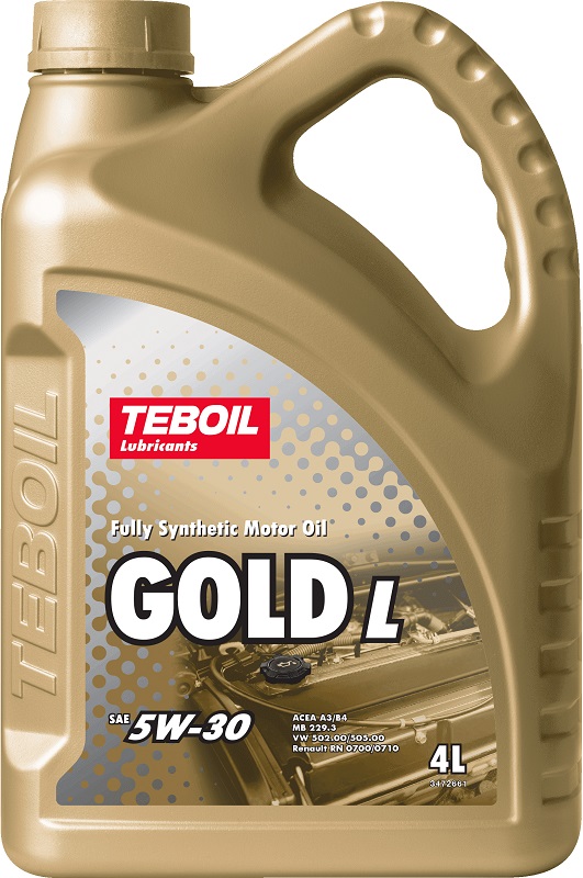 фото Моторное масло TEBOIL GOLD L 5W-30 4л (Россия, Торжок) 