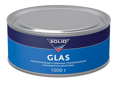 фото Шпатлевка наполнительная усиленная стекловолокном SOLID Glas 1000 г 