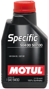 Картинка Моторное масло MOTUL Specific VW 504.00/507.00 5W-30 1л. 