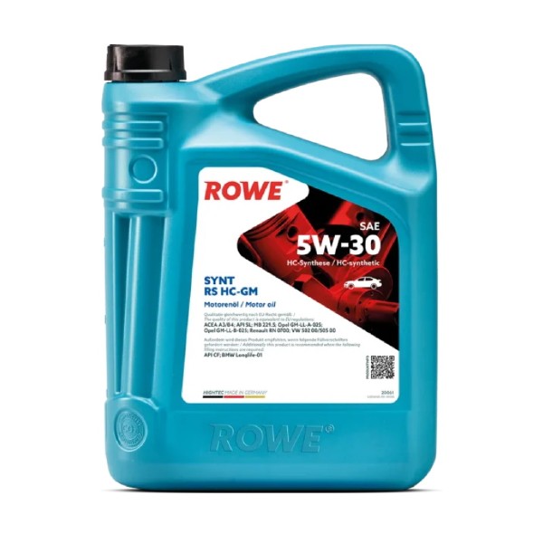 фото Моторное масло ROWE HIGHTEC SYNT RS 5W-30 HC-GM 5л. 