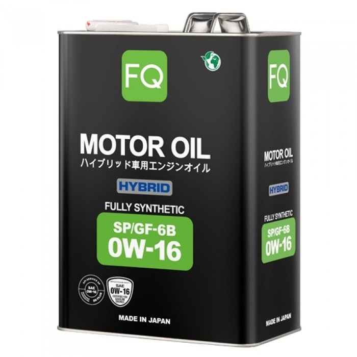 фото Моторное масло FQ Gasoline SP/GF6B 0W-16 синт 4л 