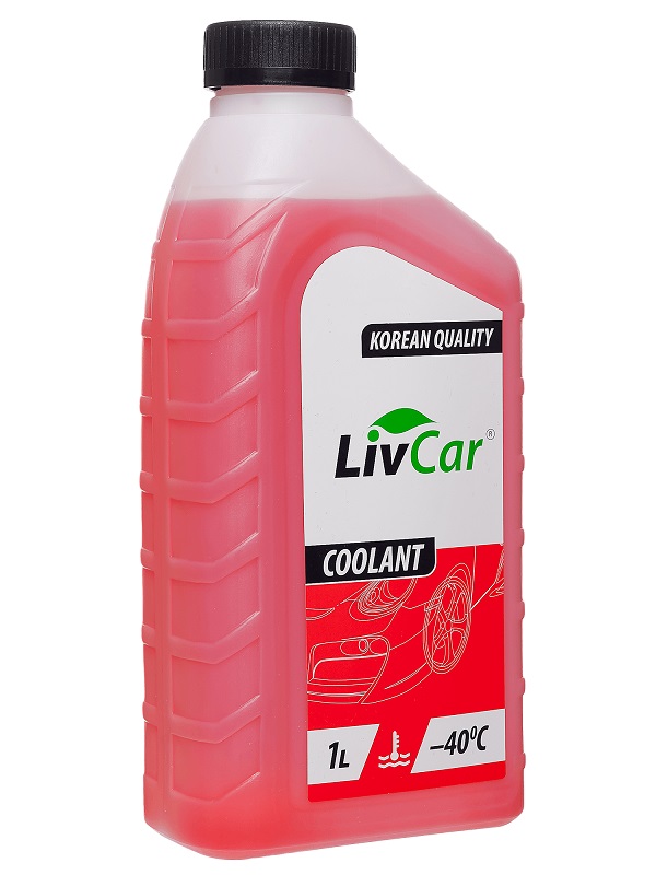 фото Антифриз LivCar COOLANT -40°С Красный 1л 