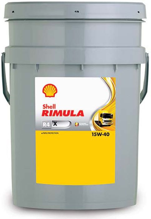 Картинка Моторное масло Shell Rimula R4 X 15w-40 20л. 