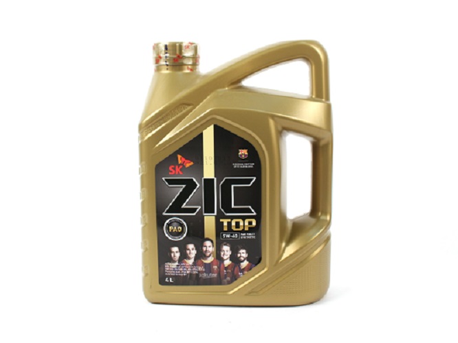 фото Моторное масло ZIC TOP 5W-40 API SP ACEA A3/B4 4л 